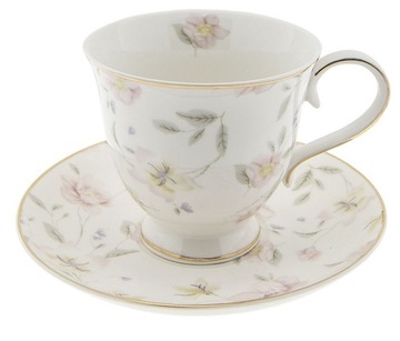 Porcelanowa Filiżanka Prowansalska w Kwiaty A Clay