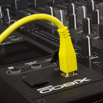 Аудиокабель UDG Ultimate USB 2.0 C-B, желтый, прямой, 1,5 м. КАБЕЛЬ USB C-B