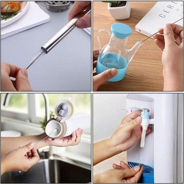 НАБОР НЕЙЛОНОВЫХ ОЧИСТИТЕЛЕЙ ДЛЯ ОЧИСТИТЕЛЯ КУХОННЫХ СТИРОК ПОСУДА 10X