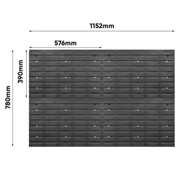 Доска для инструментов в мастерской 78x115 см настенная