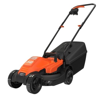 ЭЛЕКТРИЧЕСКАЯ ГАЗОНОКОСИЛКА BLACK+DECKER LIGHT С КОРЗИНОЙ 32 СМ 35 Л 230 В