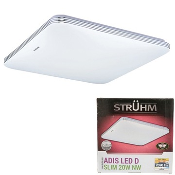 Lampa plafon ADIS LED D SLIM 20W 03514 STRUHM