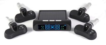 Solarny system TPMS z 4 czujnikami wewnętrznymi.