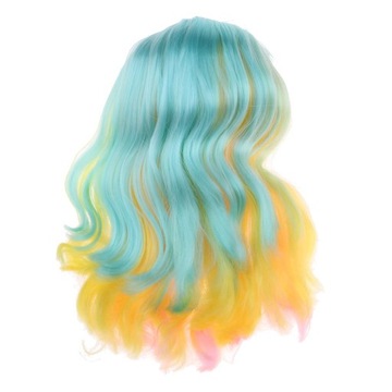 Фэнтезийный 1/6 BJD разноцветный шиньон, скульптура головы