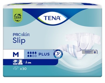 Pieluchomajtki TENA Slip ProSkin Plus M 30 sztuk