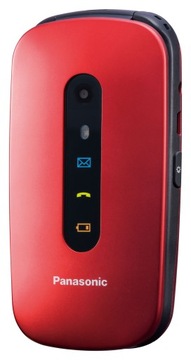 Panasonic KX-TU456EXRE czerwony [telefon dla seniora] OUTLET