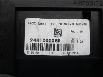 LAGUNA 3 07-13 PŘÍSTROJOVÁ DESKA BUDÍKY 248100006R