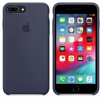 ORYGINALNE ETUI APPLE iPhone 8+ Silicone Case BLUE