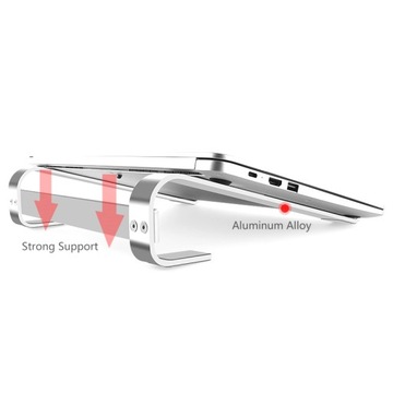 Эргономичная подставка, противоскользящая подставка для вентиляции стола ноутбука