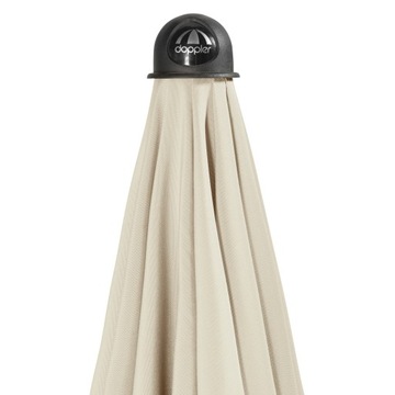 Зонт для балкона садовый, круглый, сломанный, коричневый, 200 см, активный УФ +50 доплеровский