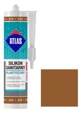 Silikon sanitarny Atlas kakao 280 ml 210