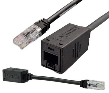 ŁĄCZNIK BECZKA RJ45-RJ45 ZŁĄCZKA KAT.6A 0.2M LSOH cat6a
