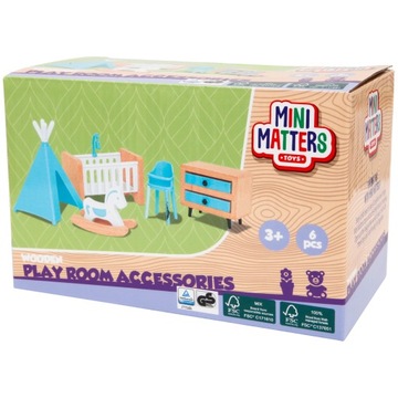 Мебельная фурнитура из дерева Mini Matters Сад Овощи MINI MATTERS 3+