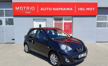 Nissan Micra IV Hatchback 5d Facelifting 1.2 80KM 2015 Nissan Micra 2015R, Bezwypadkowy, Klima, Zarejestrowany w Polsce, VAT-Marza, zdjęcie 9