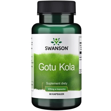 SWANSON GOTU KOLA pamięć KONENTRACJA mózg STRES
