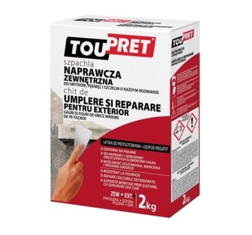 TOUPRET SZPACHLA NAPRAWCZA ZEWNĘTRZNA 2kg