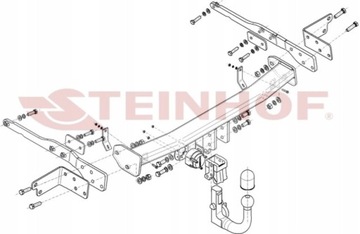 AUTOMAT ZAŘÍZENÍ(HÁK) TÁŽNÝ FORD S-MAX MK2 II OD2015+FL