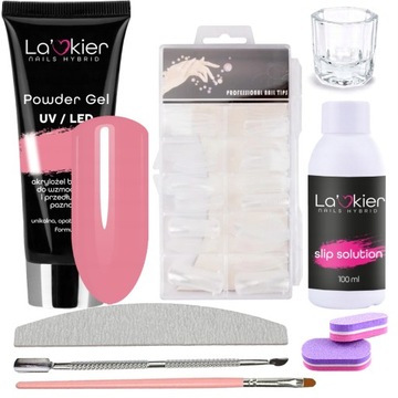 AkrylGel Zestaw Akrylożel La'kier Flexy Gel Peony