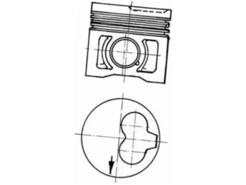 KOLBENSCHMIDT 91386620 PÍST
