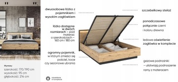 Комплект мебели для спальни QUANT COLLECTION - лофт