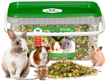 NATURALNY POKARM 4 PORY ROKU DLA KRÓLIKA GRYZONI