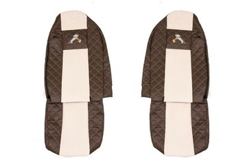 Pokrowce na siedzenia MAN TGX F-CORE FX06 BROWN/CHAMP