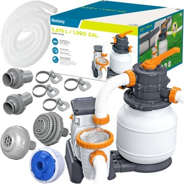 Pompa piaskowa filtrująca do basenów BESTWAY 5678l/h 58497