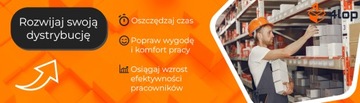 STÓŁ MAGAZYNOWY DO PAKOWANIA PACZEK 4LOP 80X200 CM PÓŁKA NA KARTONY NÓŻ