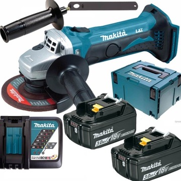 MAKITA SZLIFIERKA KĄTOWA 115MM 18V DGA452RFJ 2X3Ah
