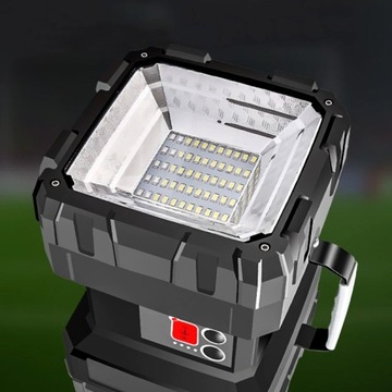 LATARKA AKUMULATOROWA SZPERACZ LAMPA LED USB POWER BANK LEKKA 7 TRYBÓW