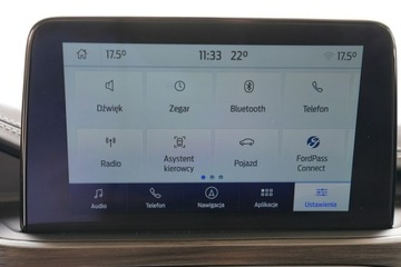 Ford Kuga III SUV 2.0 EcoBlue MHEV 150KM 2022 Ford Kuga VIGNALE skóra Nawi FUL LED el.klapa, zdjęcie 34
