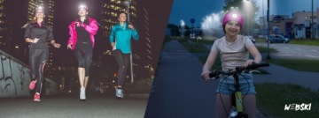 Светоотражающий спортивный светодиодный налобный фонарь с повязкой на голову для бега и велосипедного скутера