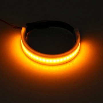 Передняя вилка со светодиодной лентой для мотоцикла, автомобиля, 12 В