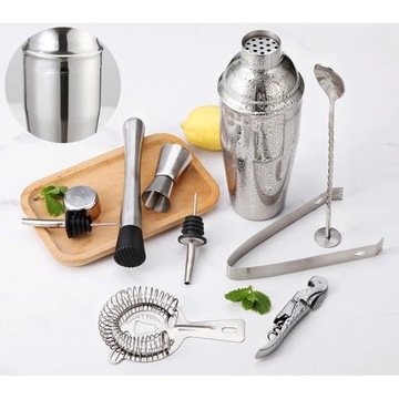 Набор шейкеров для напитков BRADFORD для бармена, 10 элементов