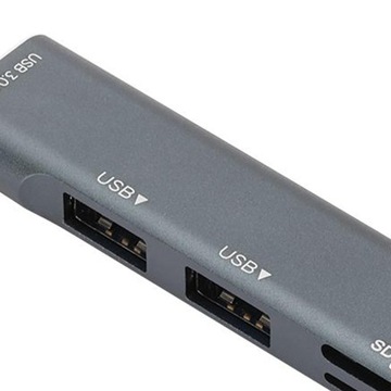 Компактный концентратор USB 3.0, устройство чтения карт SDTF