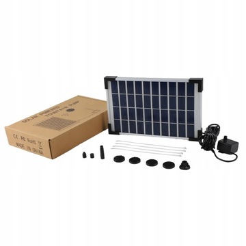 МОЩНЫЙ СОЛНЕЧНЫЙ САДОВЫЙ ФОНТАН НАСОС 400л/ч 5Вт