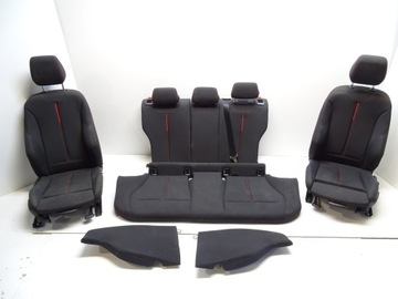 FOTELE FOTEL KANAPA KOMPLET CZERWONA NIĆ BMW F20 SPORT M-PAKIET UK