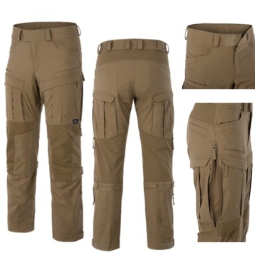 MĘSKIE BOJÓWKI SPODNIE MCDU HELIKON ROBOCZE TAKTYCZNE CORDURA 500 COYOTE XL