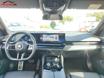 BMW Seria 5 G90-91 2023 BMW Seria 5 M PAKIET PRO GWARANCJA Kamery 360 Zarejestrowany Mozliwa zamia, zdjęcie 11