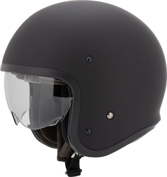NISHUA NJX-1 Kask Motocyklowy Chopper Cruiser Skuter Czarny r. XL