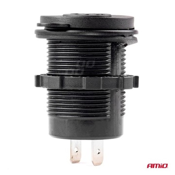 Водонепроницаемое зарядное устройство с 2 разъемами USB 12/24 В.