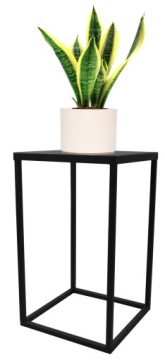 Подставка для цветов Loft, металл, черный, 40 см