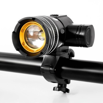 Regulowane światło rowerowe LED T6 1200mAh