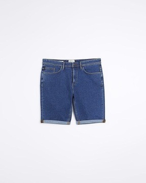 RIVER ISLAND NIEBIESKIE JEANSOWE KRÓTKIE SPODENKI 27C NG9__W34