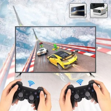 БЕСПРОВОДНАЯ КОНСОЛЬ ДЛЯ ВИДЕО ВИДЕО, БЕСПРОВОДНАЯ HDMI, 20000+ ИГР, С 2 ДЖОЙСТИКАМИ