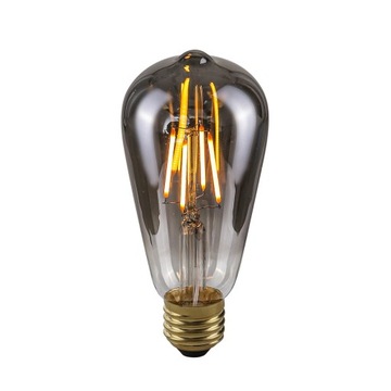 Żarówka dymiona LED Retro E27 4W 2200K ST64 Smoke