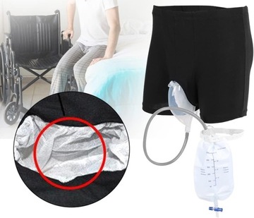 Мужское нижнее белье, герметичная сумка для мочевого катетера, размер S, 500 мл Ejoyous