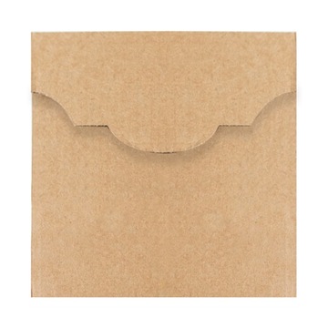 Folder na płytę CD DVD naturalny eco brązowe pudełko koperta opakowanie