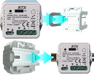 Модуль контроллера жалюзи RTX TUYA ZigBee TUYA СКАЧАТЬ