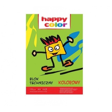 ЦВЕТНОЙ ТЕХНИЧЕСКИЙ БЛОК HAPPY COLOR A3